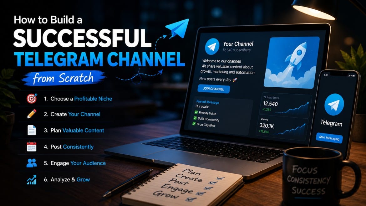 How to Build a Successful Telegram Channel from Scratch (2026 Guide)