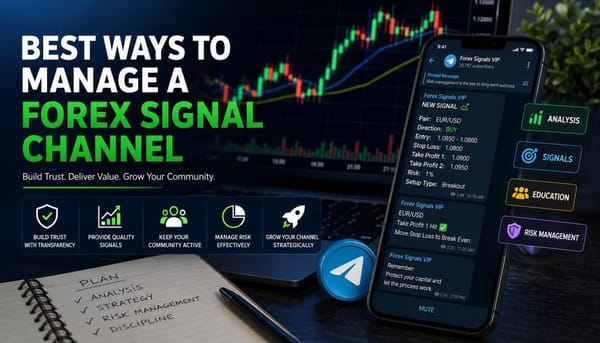 Best Ways to Manage a Forex Signal Channel