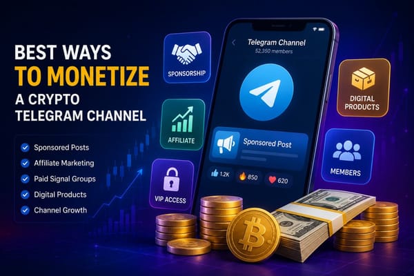 Best Ways to Monetize a Crypto Telegram Channel
