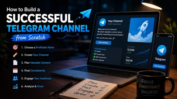 How to Build a Successful Telegram Channel from Scratch (2026 Guide)