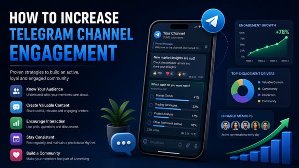 How to Increase Telegram Channel Engagement in 2026