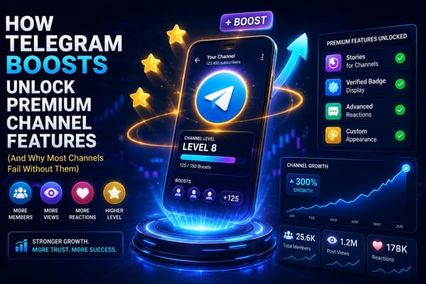 🚀 How Telegram Boosts Unlock Premium Channel Features in 2026 (And Why Most Channels Fail Without Them)